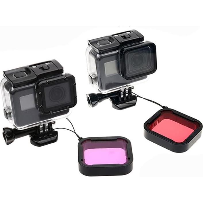 Filtros de Lentes Submarinos Reflex Camera para GoPro Hero 7/6/5