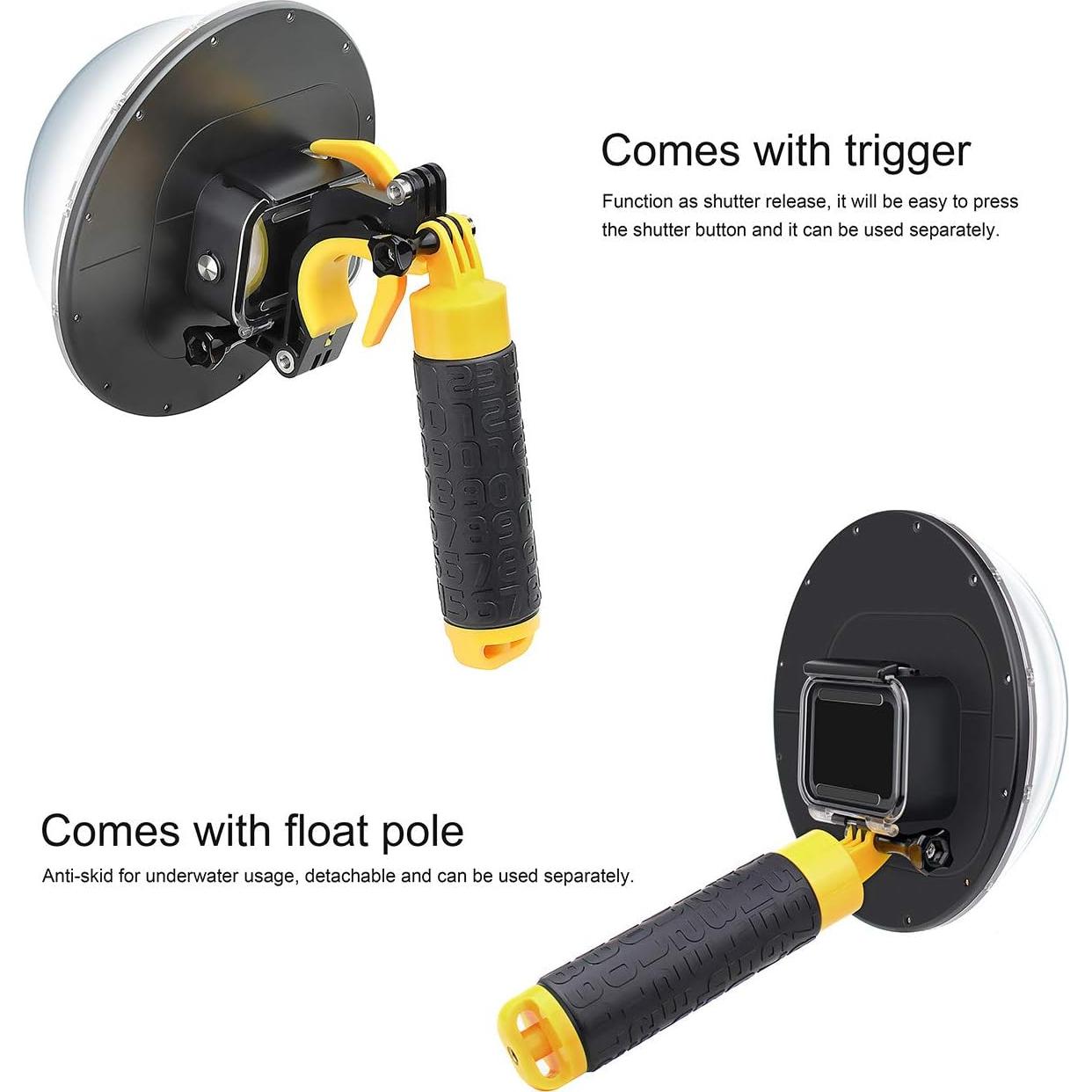 Puerto de cúpula SOONSUN para GoPro HERO 9/10/11/12/13, 45m