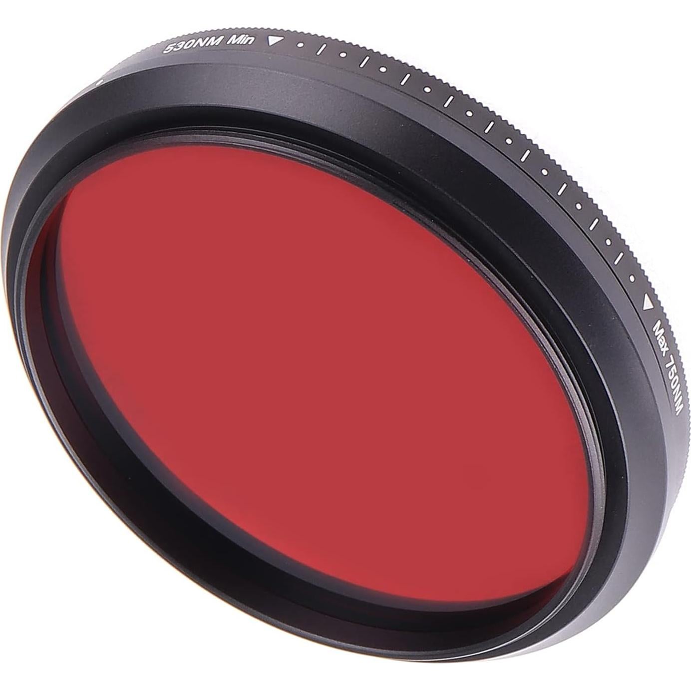 Filtro Infrarrojo Ajustable 58 mm Hersmay para Cámaras DSLR