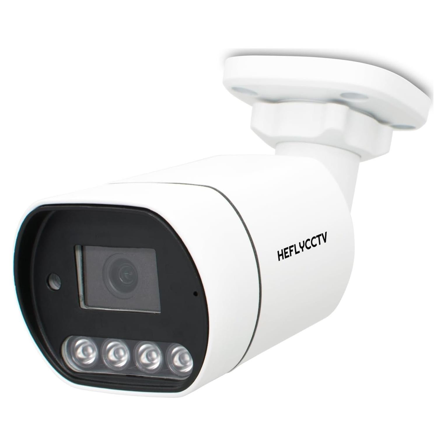 Cámara de Seguridad Bullet 1080P HEFLYCCTV IP67 IR Nocturna