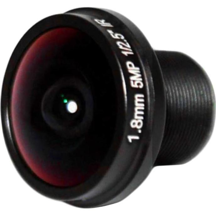 Lente ojo de pez CCTV Yohii 5MP 1.8mm F2.0 180°