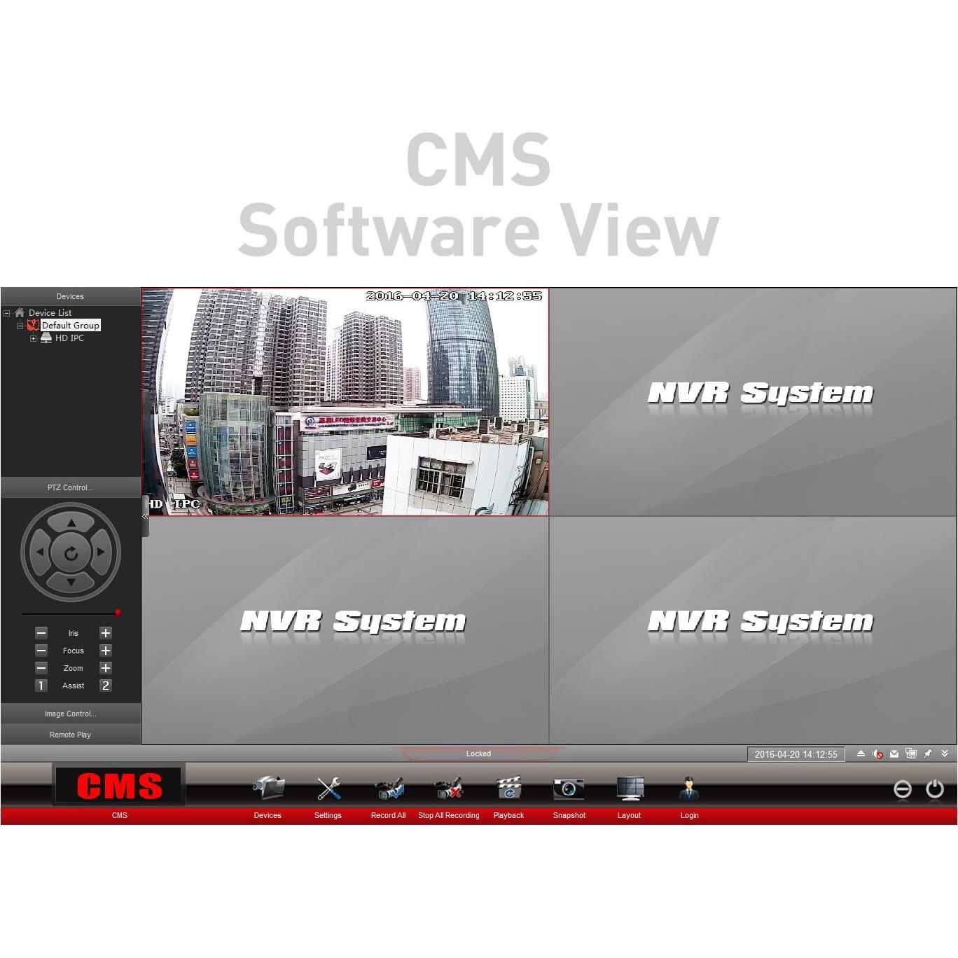 Cámara IP REVOTECH 3MP POE con Visión Nocturna y Alarma