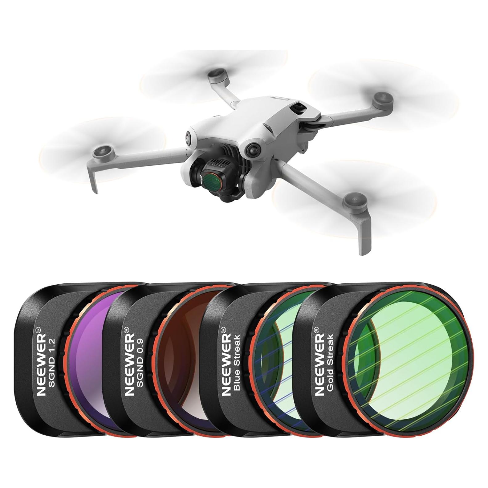 Set de Filtros ND y Efecto NEEWER para DJI Mini 4 Pro - 4 Piezas