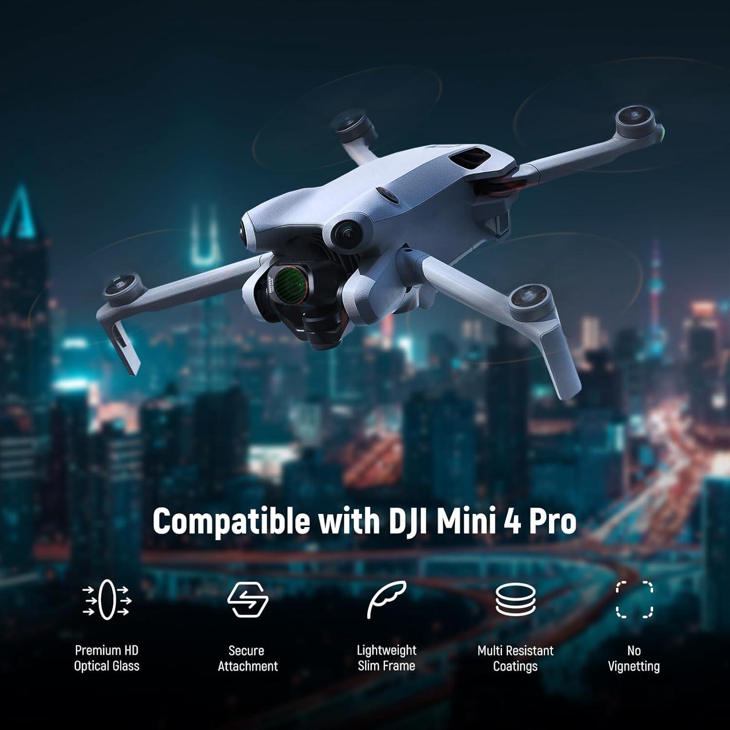 Set de Filtros ND y Efecto NEEWER para DJI Mini 4 Pro - 4 Piezas