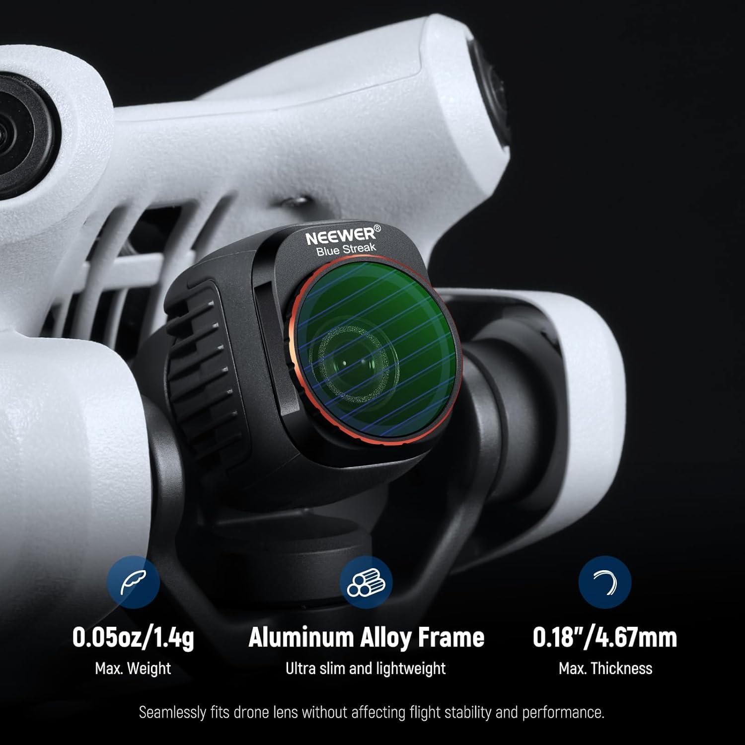 Set de Filtros ND y Efecto NEEWER para DJI Mini 4 Pro - 4 Piezas