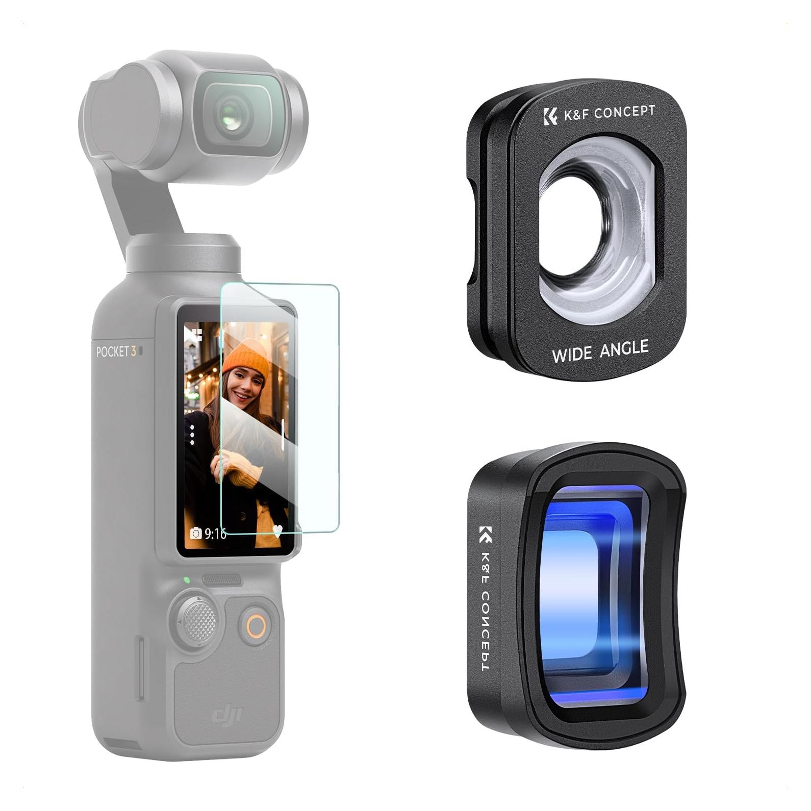 Kit de Lentes Magnéticas K&F Concept para DJI Osmo Pocket 3