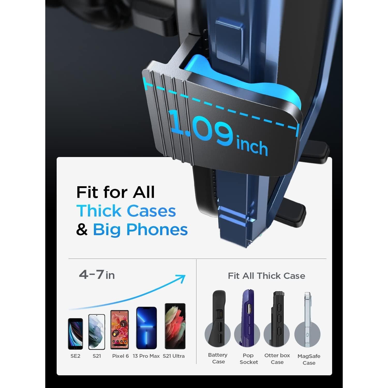 Soporte para Teléfono en Auto LISEN 2024 con Clip de Metal