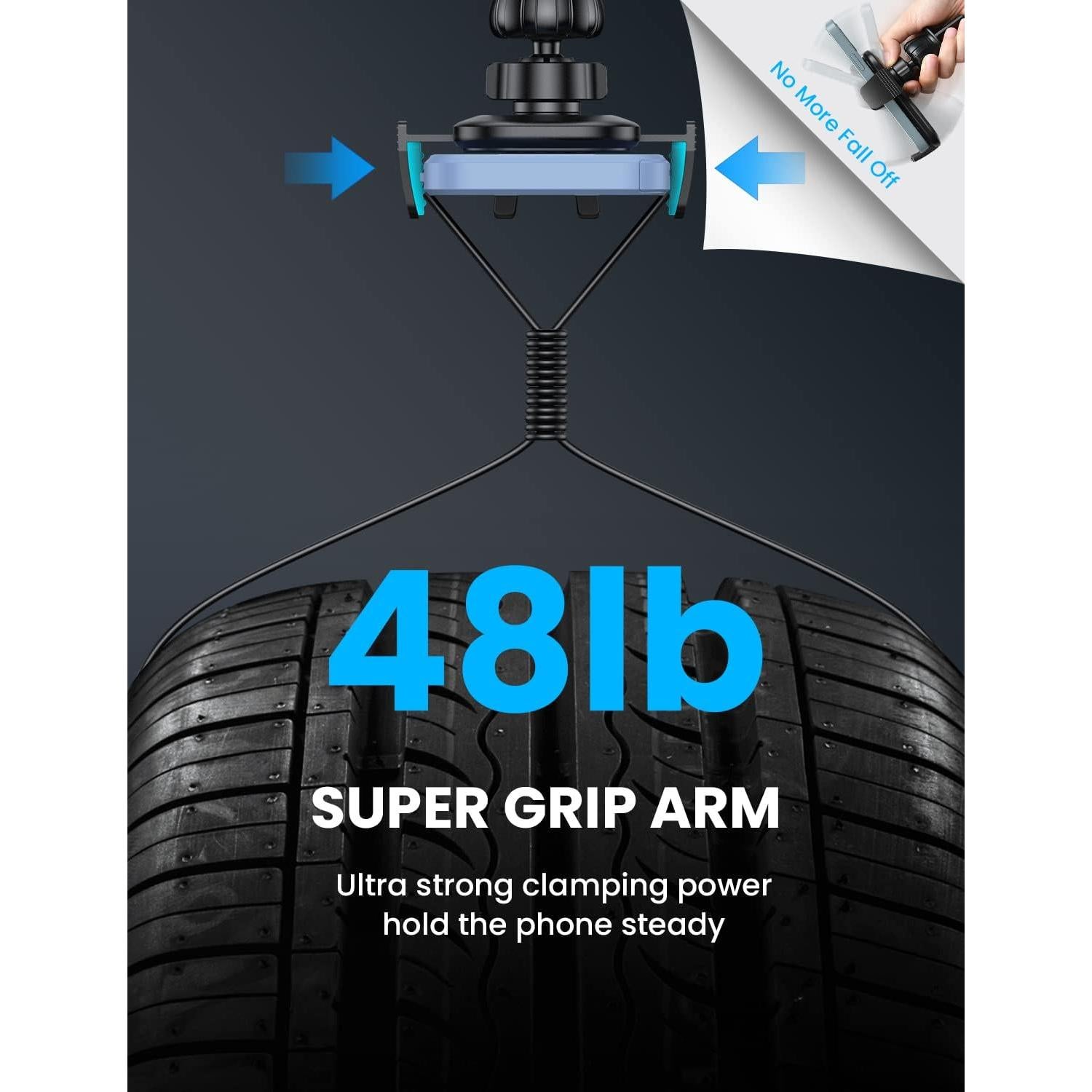 Soporte para Teléfono en Auto LISEN 2024 con Clip de Metal