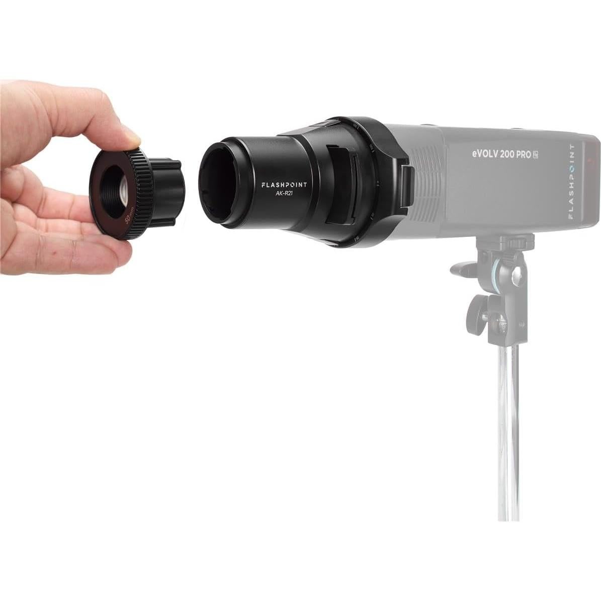 Lente Flashpoint AK-R24 50mm para Kit Proyector AK-R21