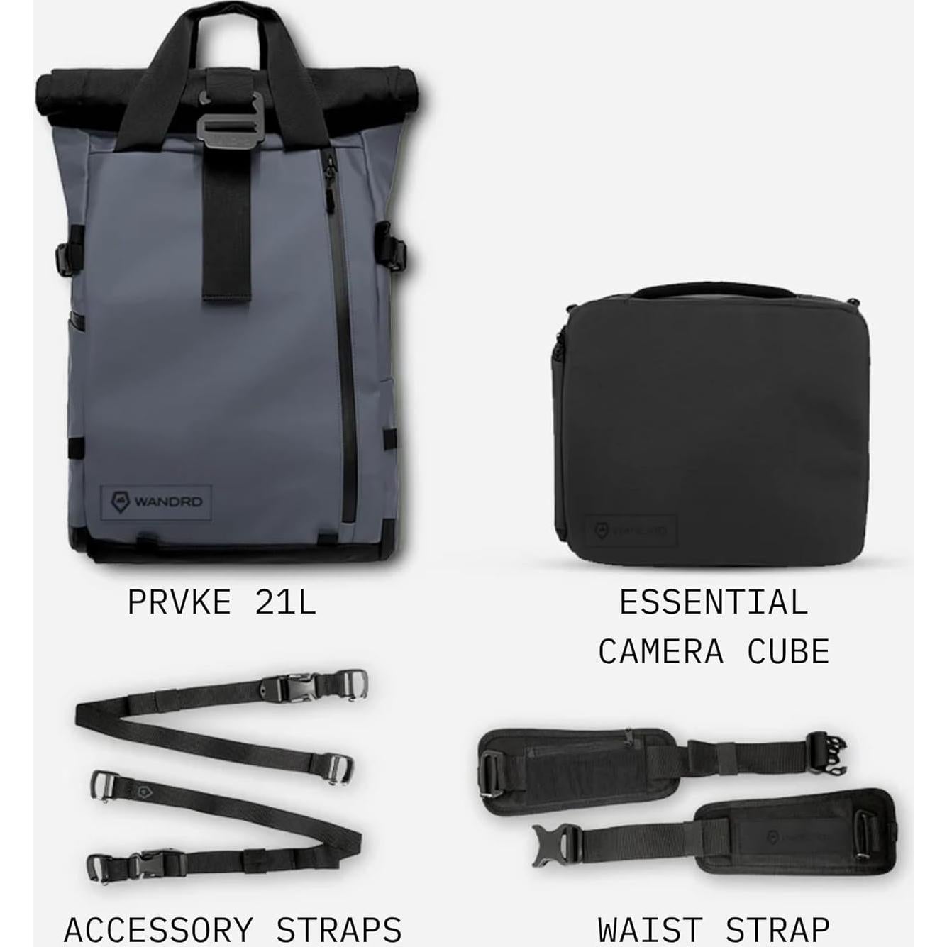 Mochila de Fotografía WANDRD PRVKE 21L Resistente al Clima