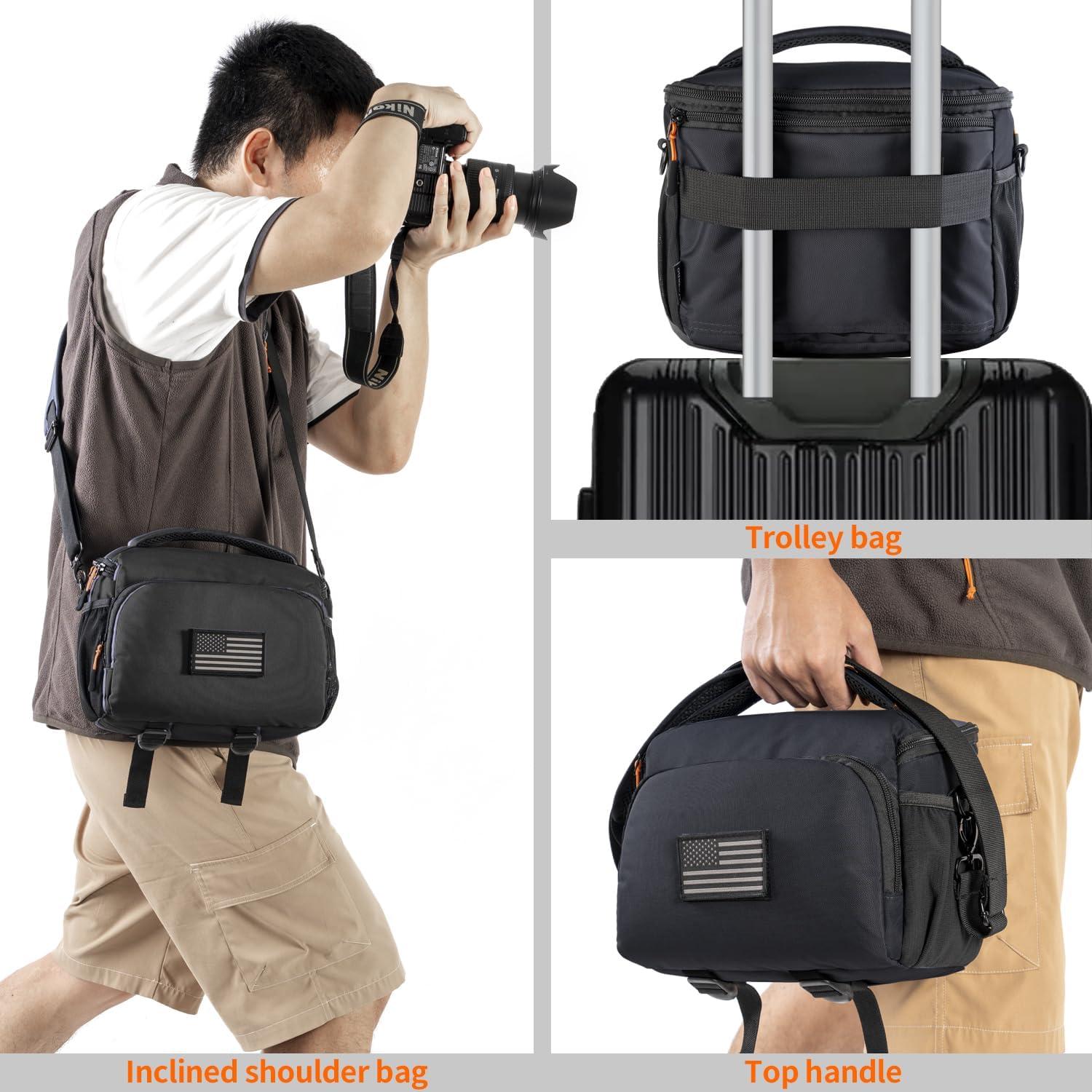 Bolsa para cámara Vogano TWTB-81361A-12 impermeable 25.4x15.2x20.3cm