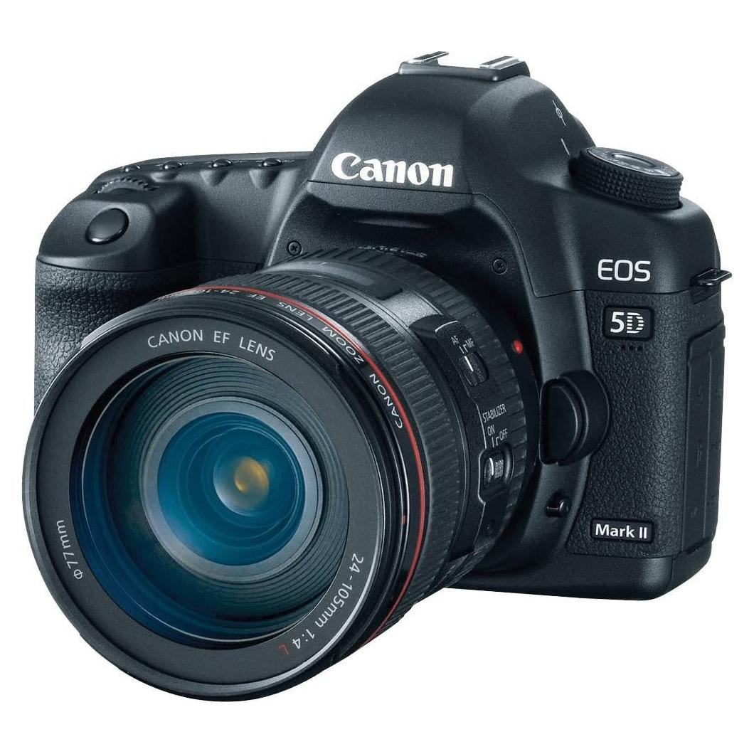 Canon EOS 5D Mark II 21.1MP Full Frame CMOS Digital SLR Camera with EF 24-105mm f/4 L IS USM Lens (OLD MODEL)