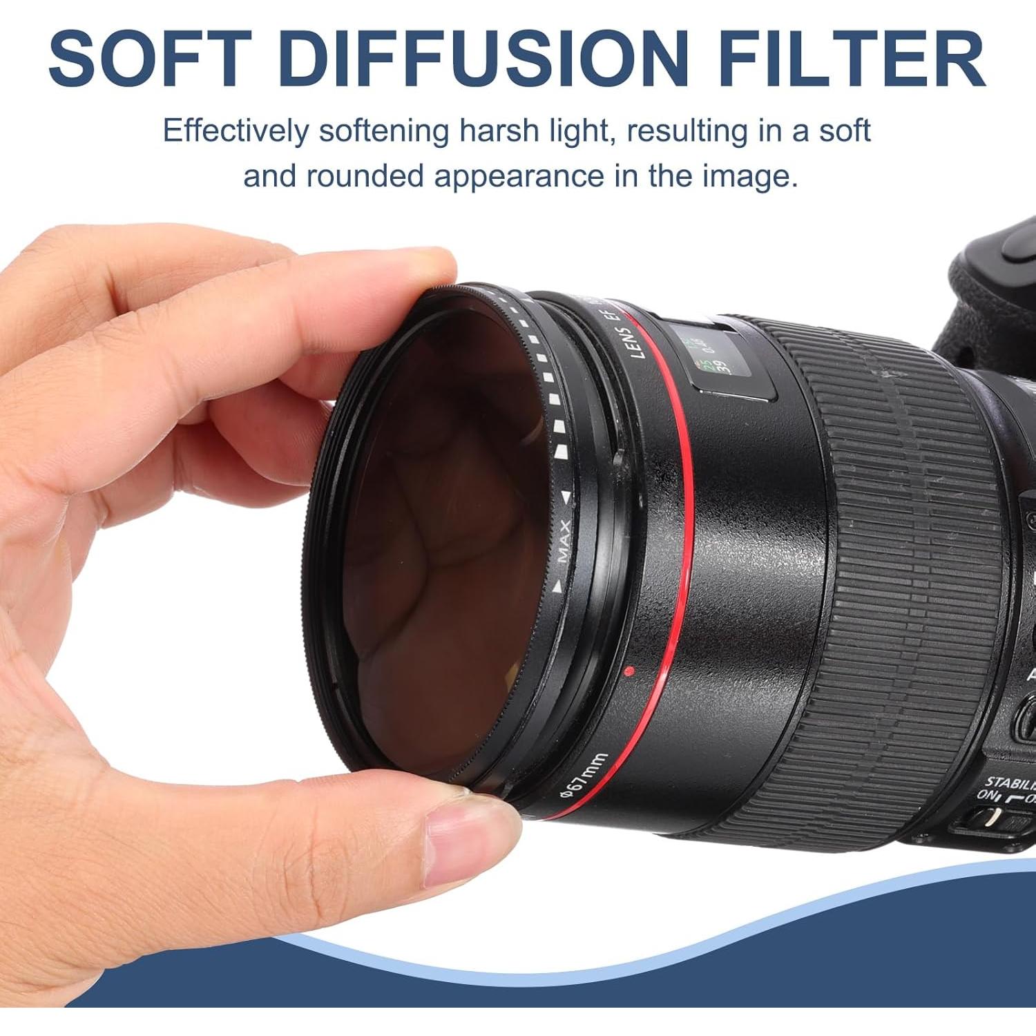 Filtro Polarizador Circular PATIKIL 43mm de Vidrio Óptico