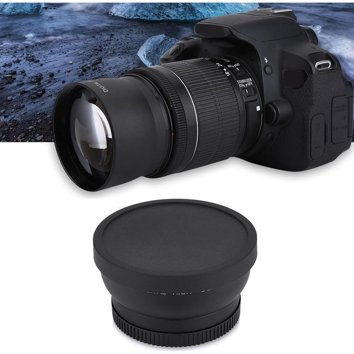 Lente Gran Angular 0.45X 52mm Agatige para DSLR y Digitales