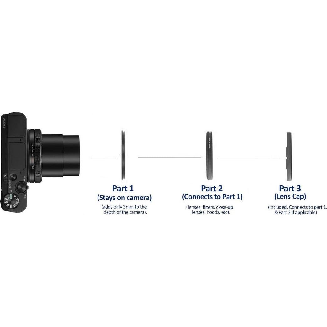 Lente Telefoto 2.0X Digital Nc para Sony Cyber-Shot RX100 V