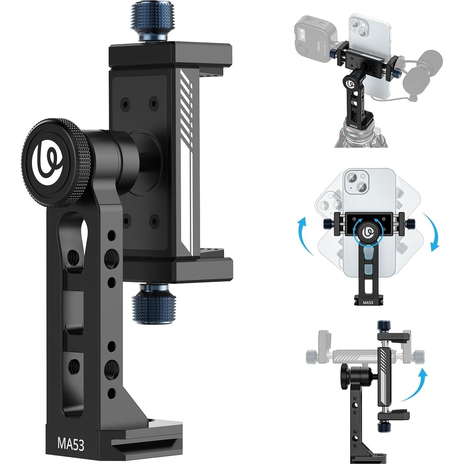 Soporte para teléfono Ulanzi MA53 con rotación 360°