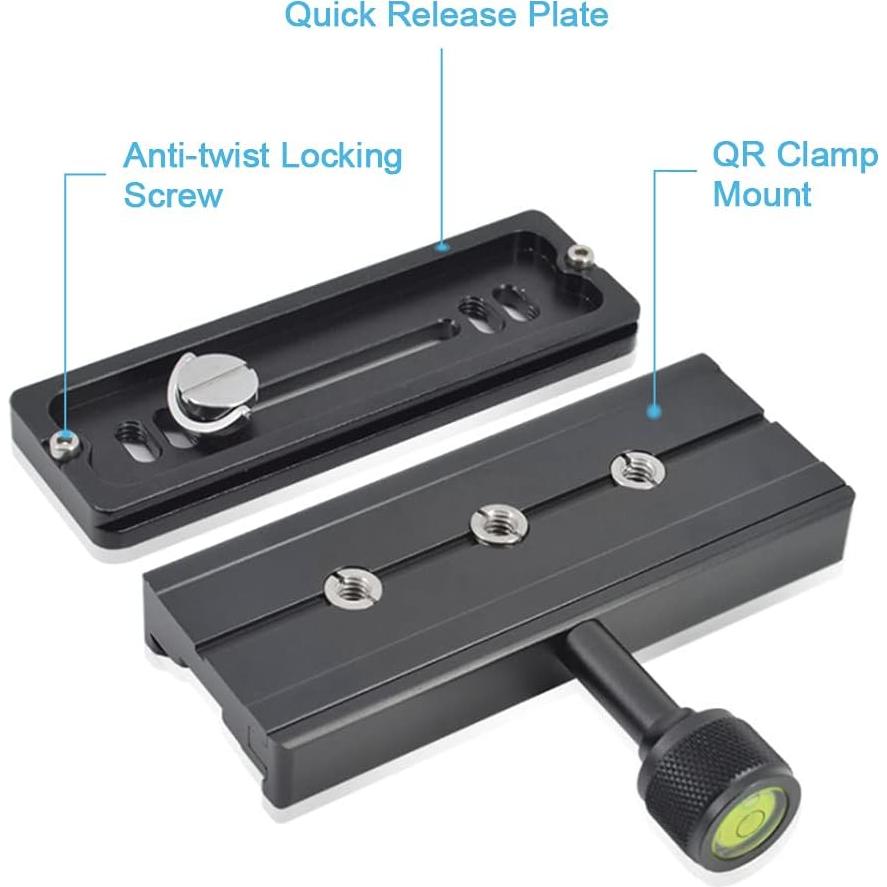 Adaptador de Placa de Liberación Rápida Fotoconic QR120 para Cámaras DSLR