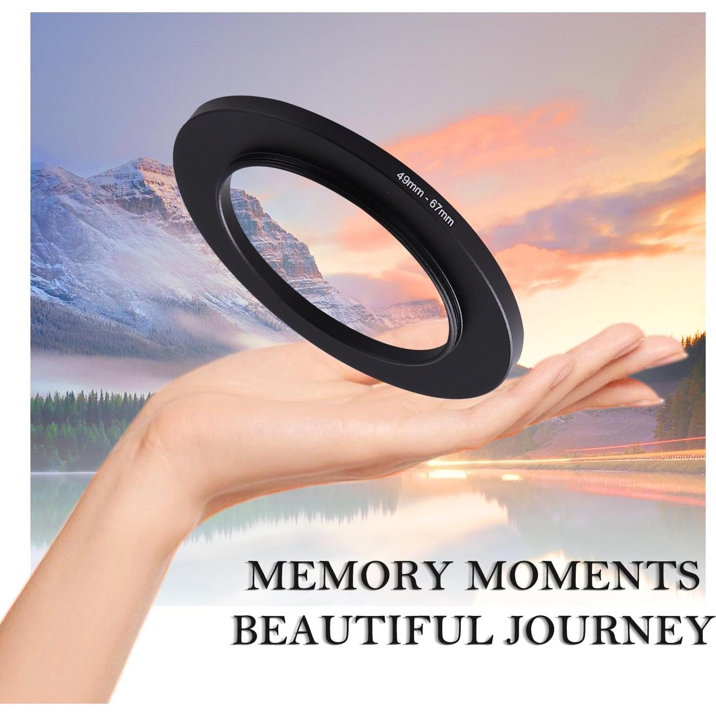 Adaptador de anillo Step-Up 49-67mm NFOD-JTH para lentes DSLR