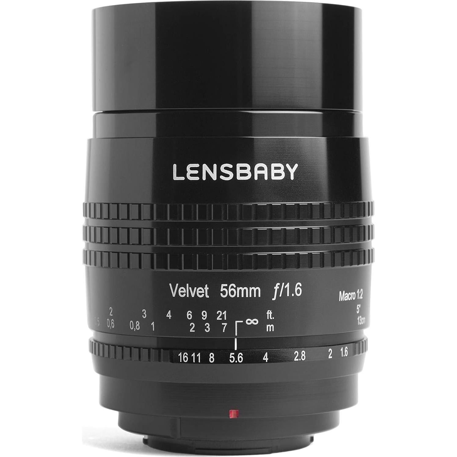 Lente Velvet 56mm f/1.6 Lensbaby para Nikon Z - Macro 1:2