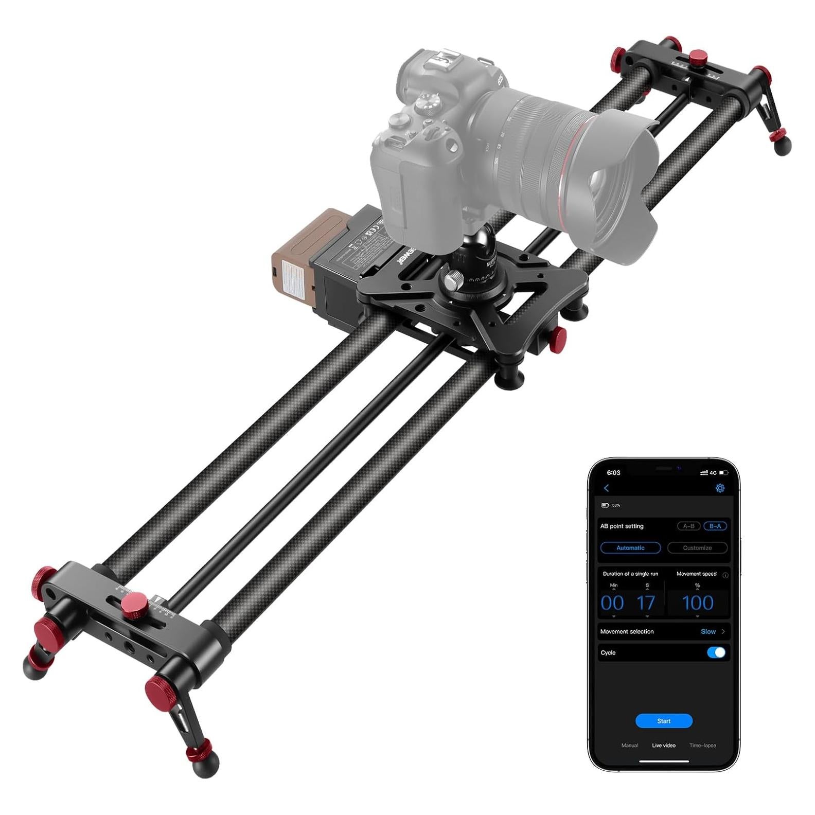 Deslizador de Cámara Motorizado NEEWER ER1-80 80cm