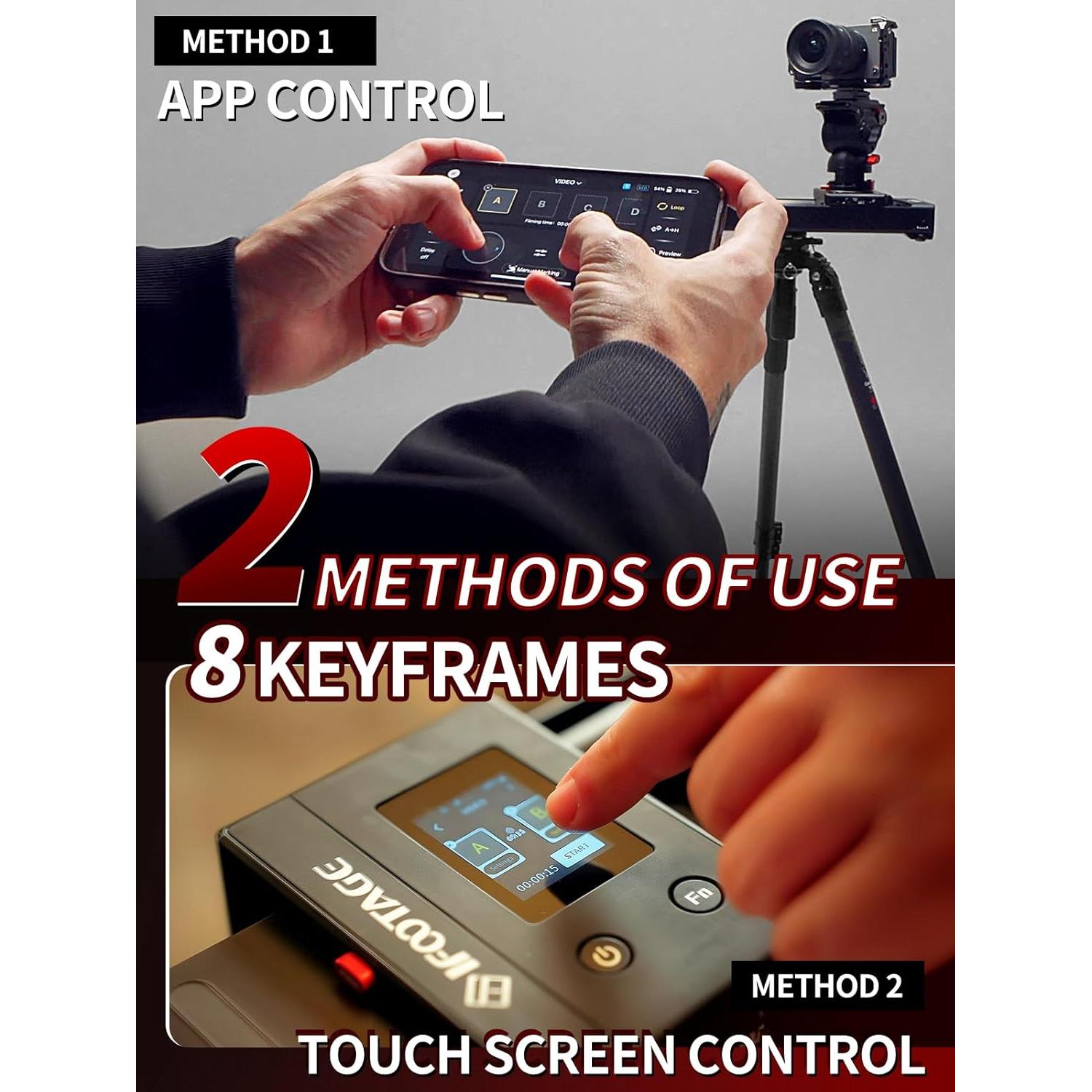 Deslizador de Cámara Motorizado IFOOTAGE Shark Nano II 66cm