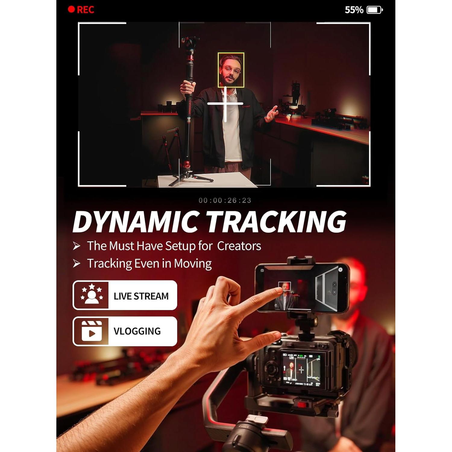 Deslizador de Cámara Motorizado IFOOTAGE Shark Nano II 66cm