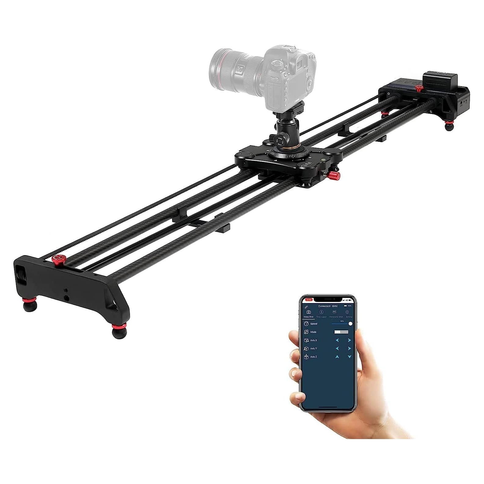 Deslizador de Cámara Motorizado GVM 120cm con Control APP