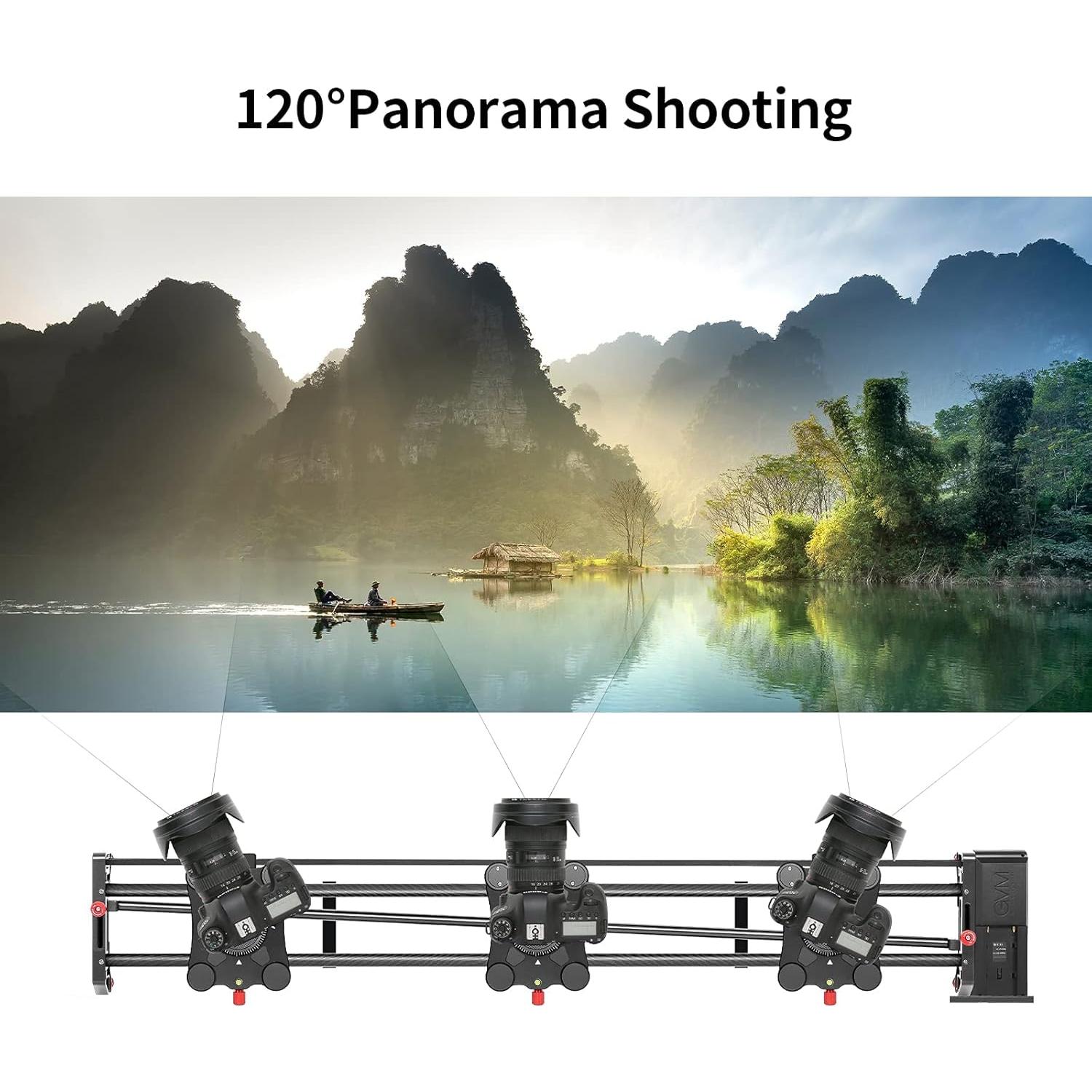 Deslizador de Cámara Motorizado GVM 120cm con Control APP