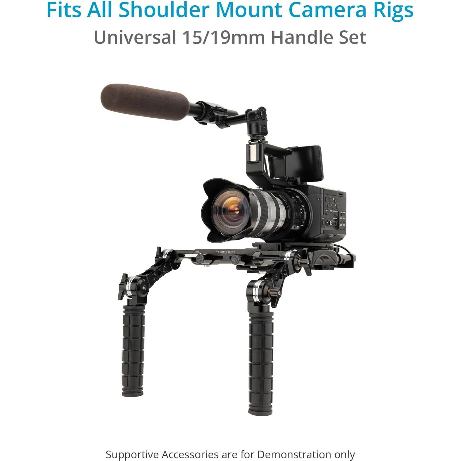 Juego de Manijas Rosette 19mm/15mm Camtree Hunt para DSLR