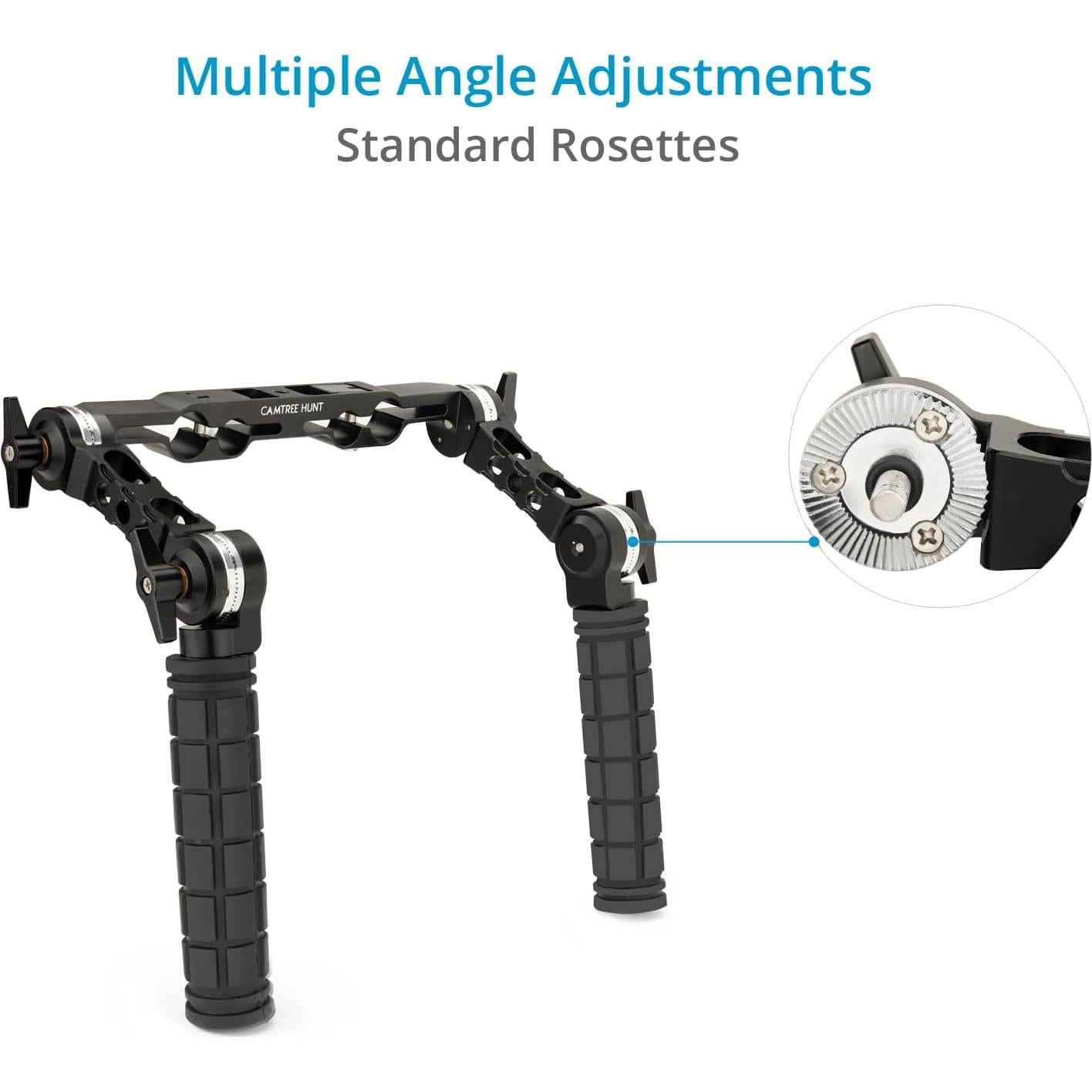 Juego de Manijas Rosette 19mm/15mm Camtree Hunt para DSLR