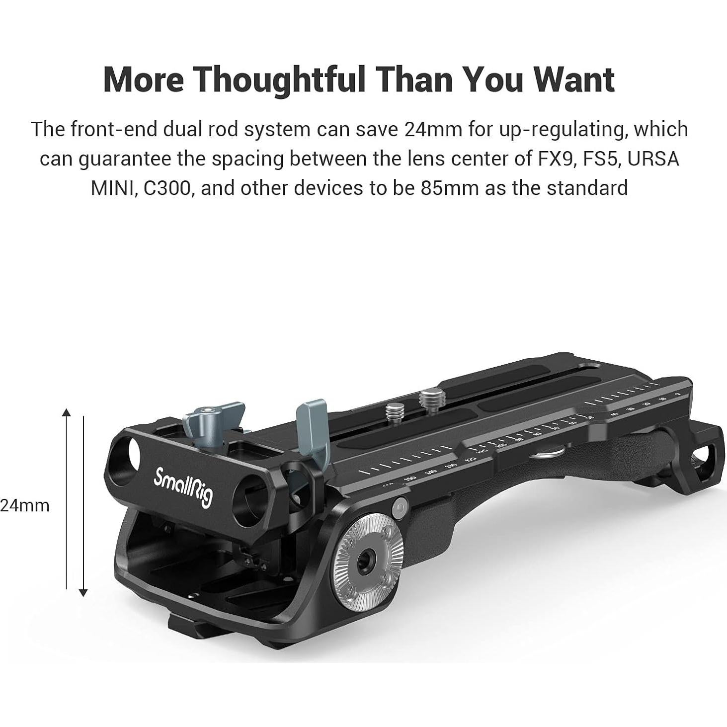 Placa de Hombro SMALLRIG 2837 para Adaptador Sony VCT-14
