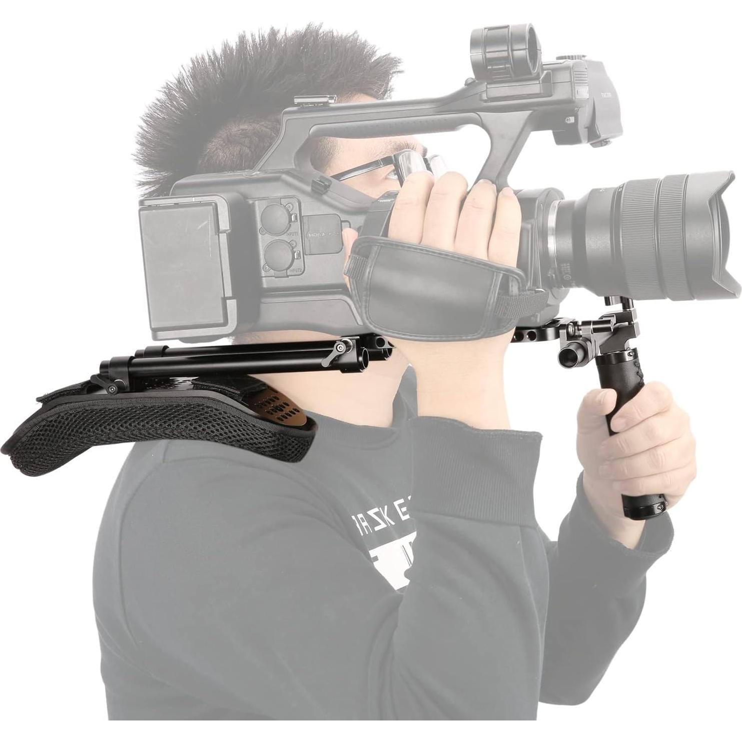 Kit de Montaje en Hombro NICEYRIG 15mm para Cámaras DSLR