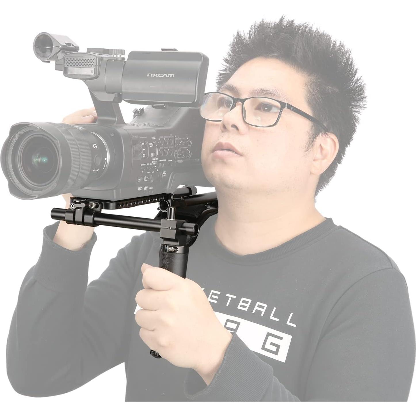 Kit de Montaje en Hombro NICEYRIG 15mm para Cámaras DSLR