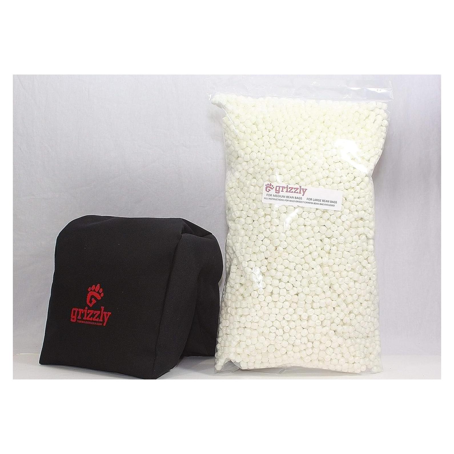 Bolsa de Frijoles Grande Grizzly con Relleno de Poliestireno