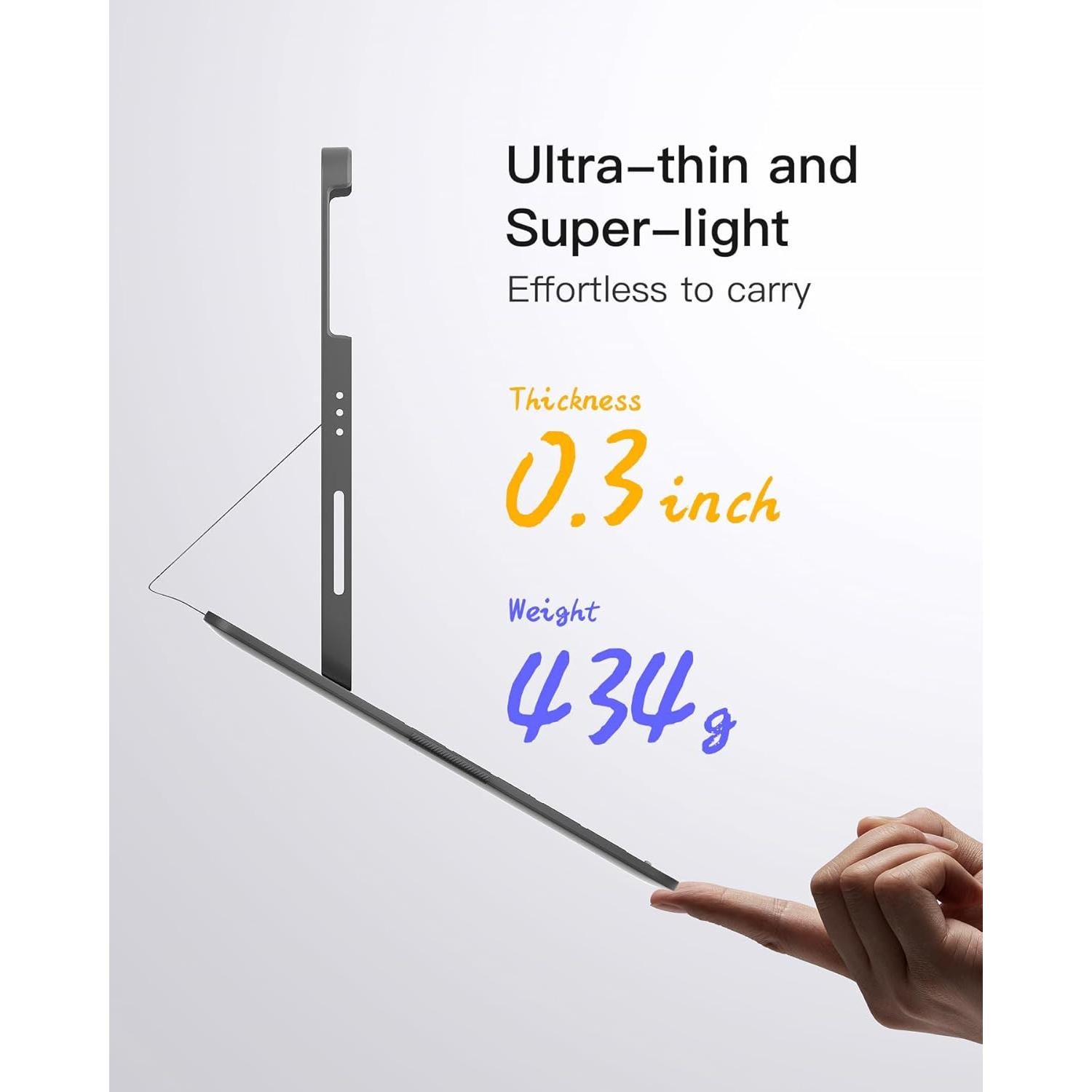 Inateck Teclado Ultraligero para iPad 10ª/11ª Gen Gris