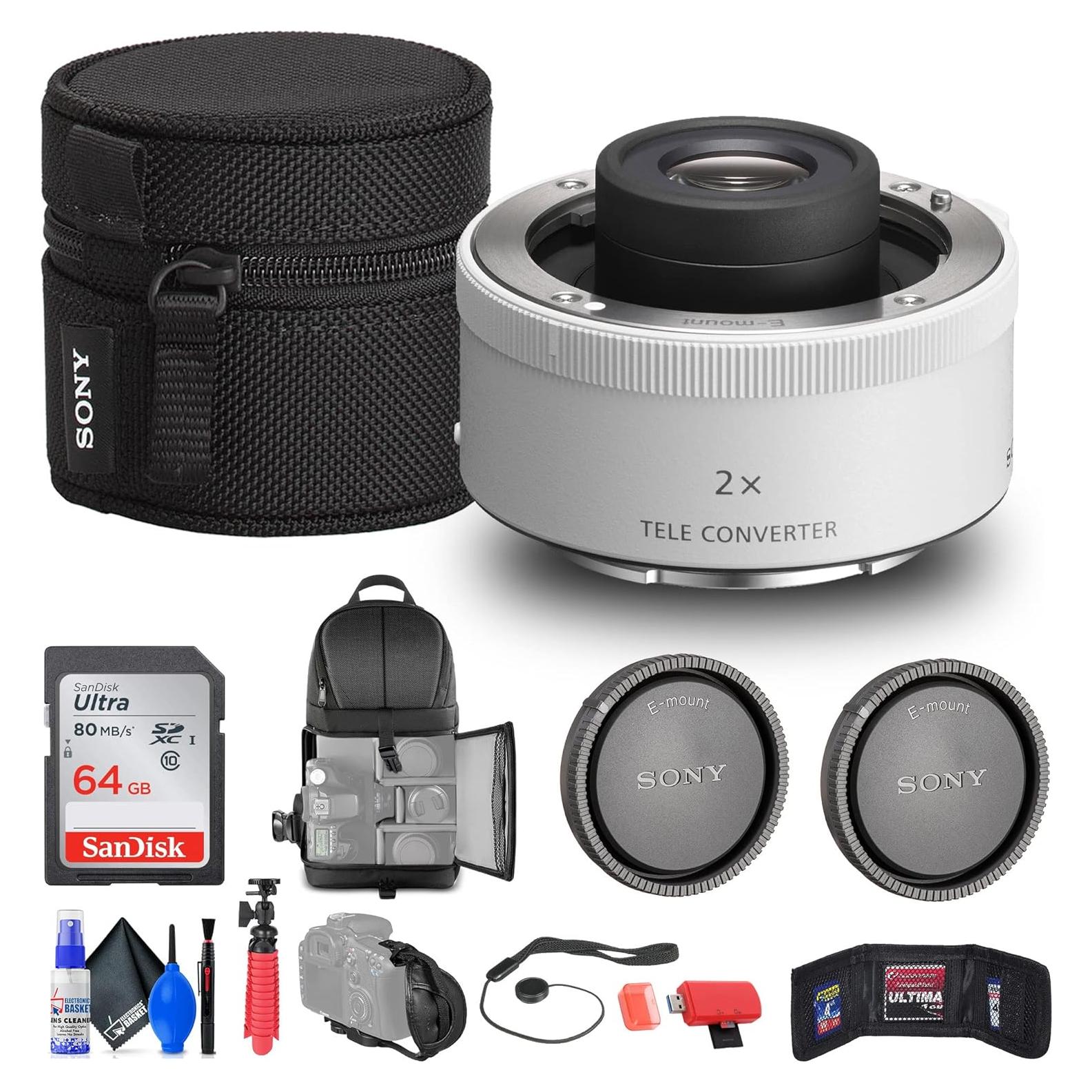 Teleconvertidor Sony FE 2.0X SEL20TC + Accesorios Completo