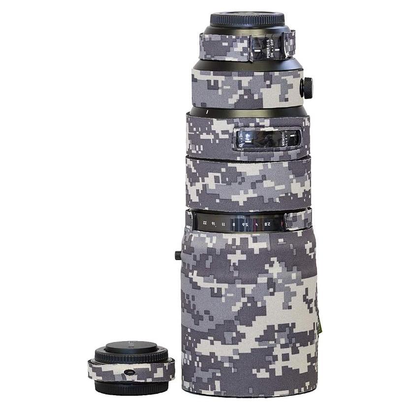 Cubierta de Lente LensCoat para Panasonic 200mm f2.8 Camo Digital