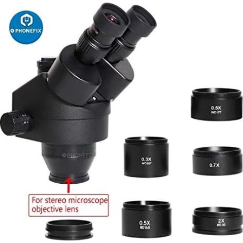 Lente Barlow 0.5X DIYPHONE para Microscopio Estéreo SM