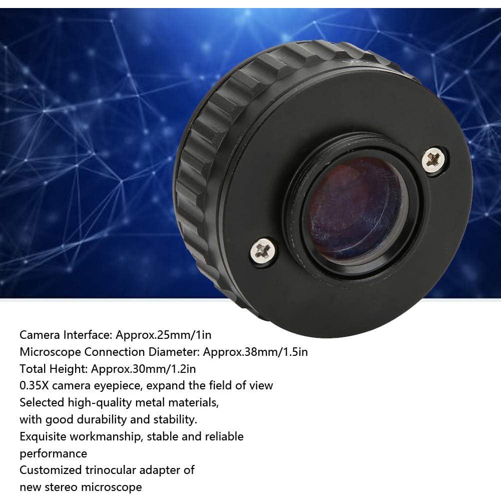 Adaptador de Microscopio Estink 0.35X Trinocular Metal Vidrio Óptico