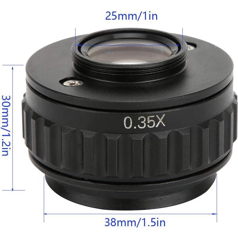 Adaptador de Microscopio Estink 0.35X Trinocular Metal Vidrio Óptico