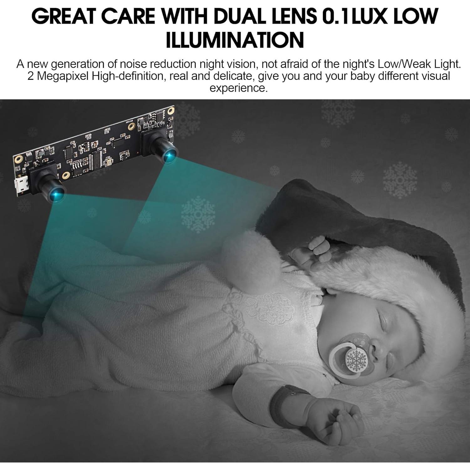 Cámara USB Estéreo Doble Lente 2MP 1080P Webcamera USB