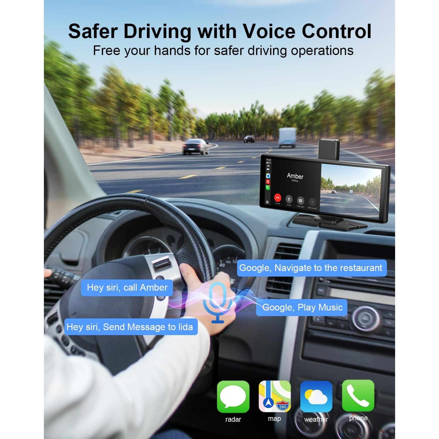 Pantalla Táctil 10.26" Xroose Carplay 4K con Cámara 1080P
