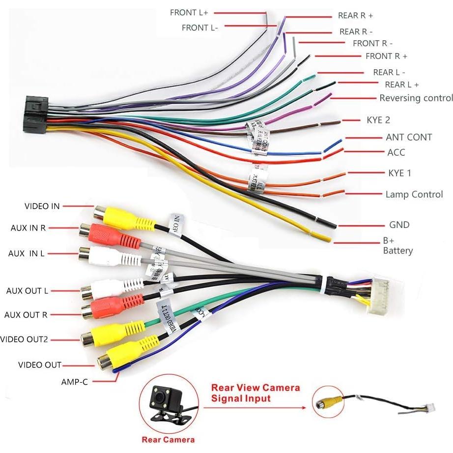 Estéreo de Coche Android OiLiehu 10.1" Doble Din GPS Bluetooth