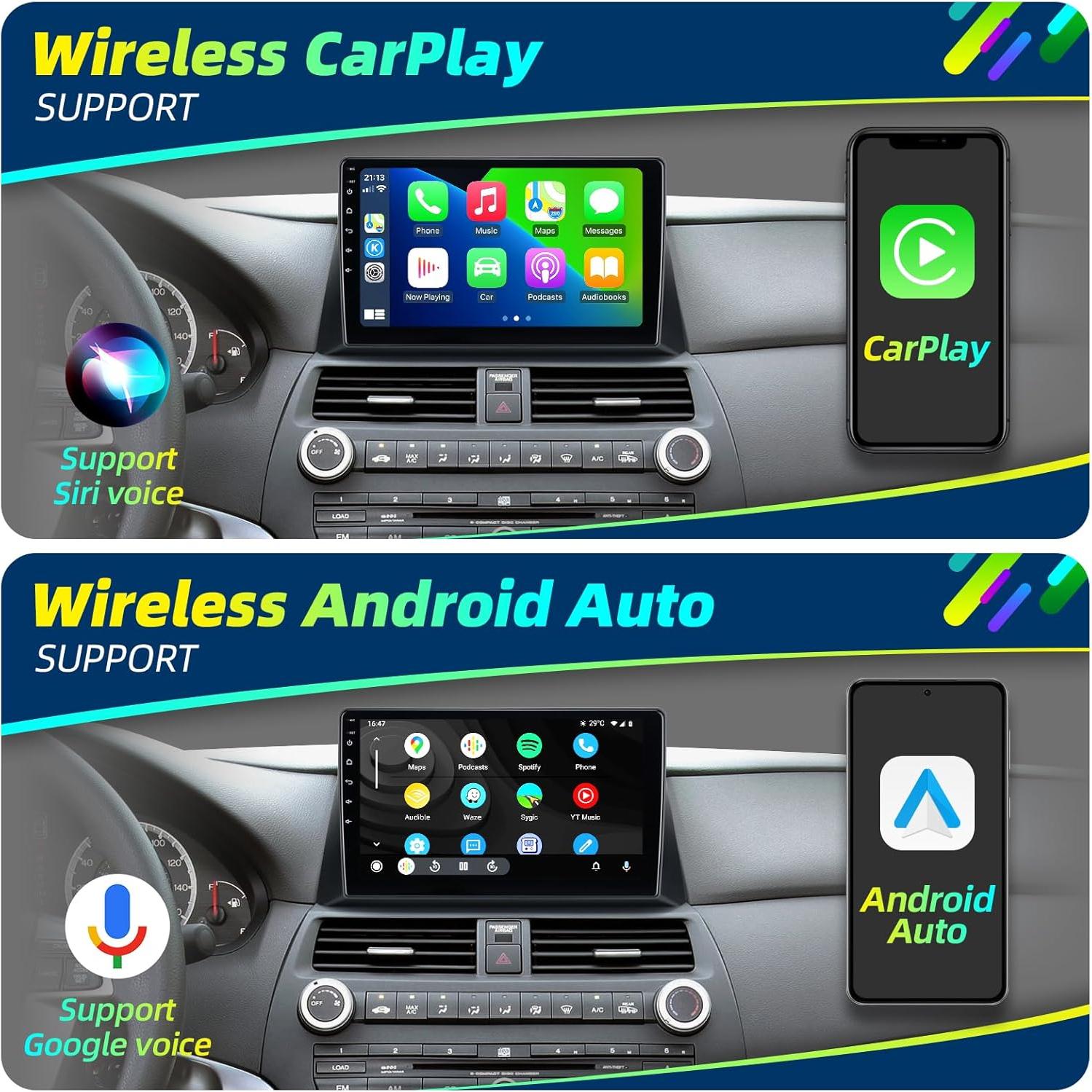 Radio Android 10.2" para Honda Accord 2008-2011 Carplay Bluetooth