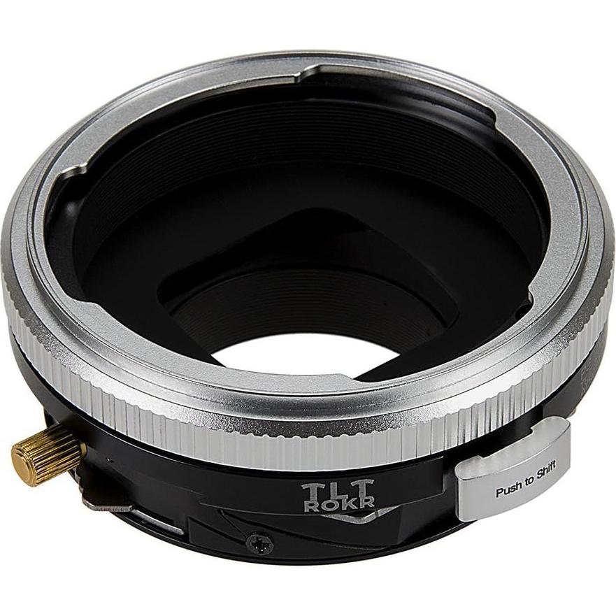 Adaptador Fotodiox Pro TLT ROKR Tilt/Shift Pentacon 6 a Nikon F