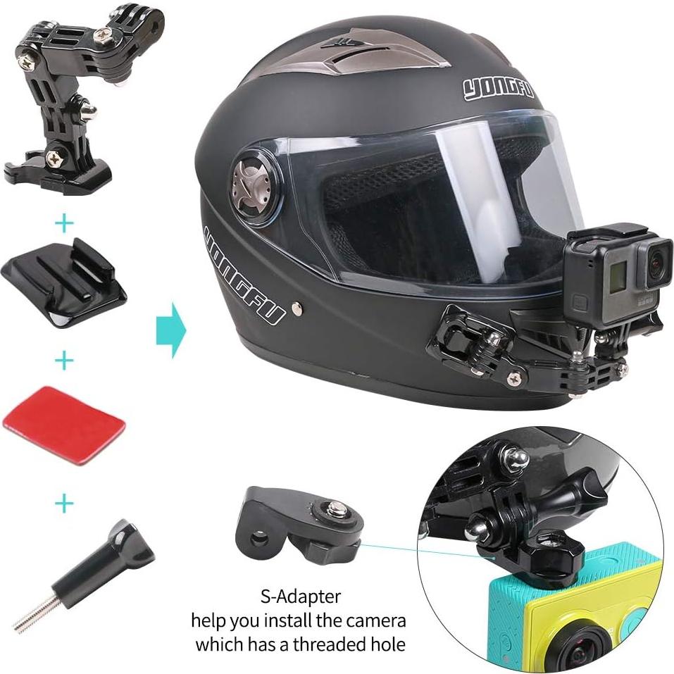 Kit de Montaje en Barbilla para Casco SKEZN para GoPro y DJI