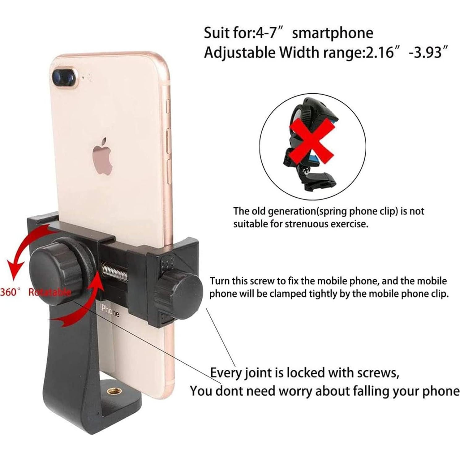 Arnés de Montaje en Pecho PellKing para Teléfono Móvil y GoPro