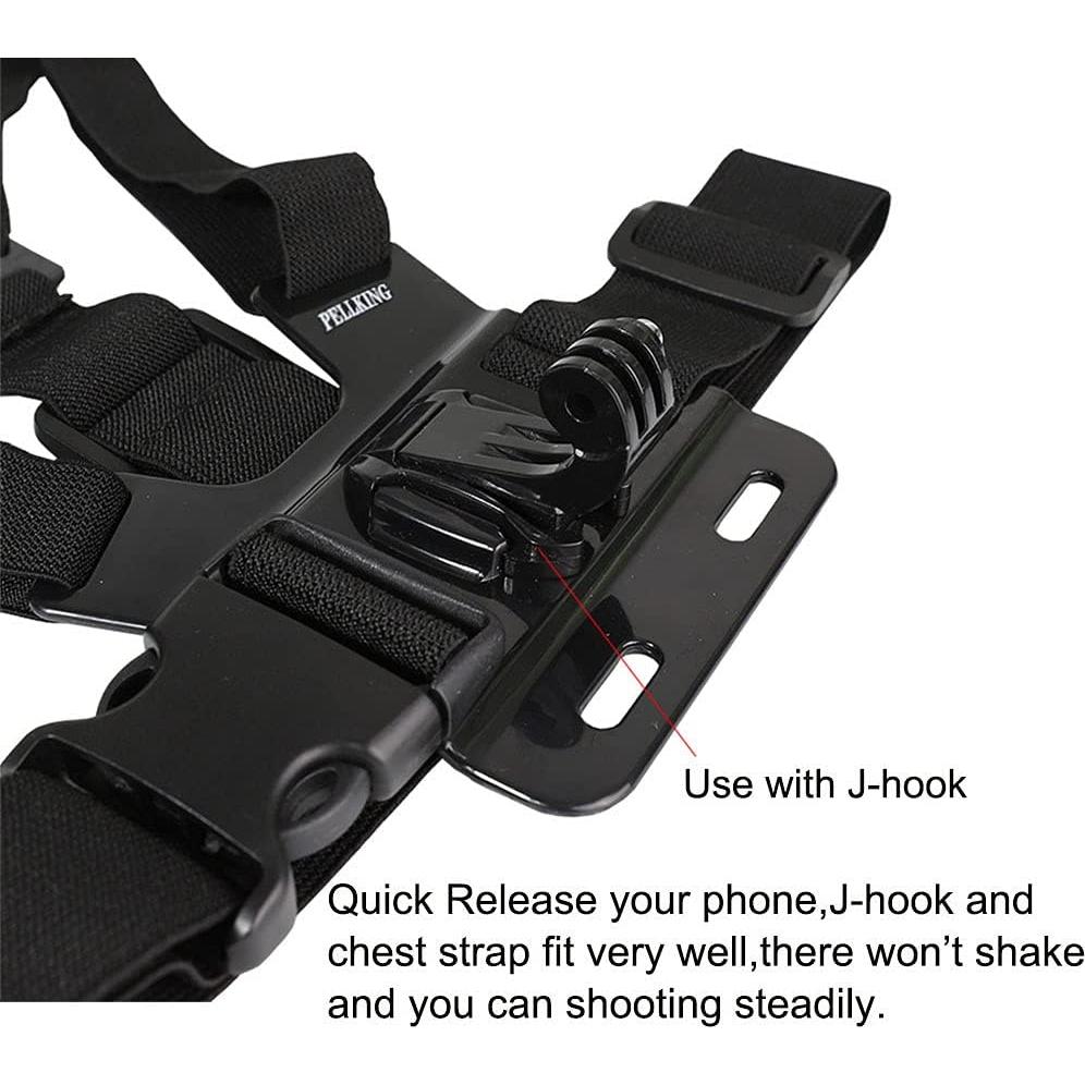 Arnés de Montaje en Pecho PellKing para Teléfono Móvil y GoPro