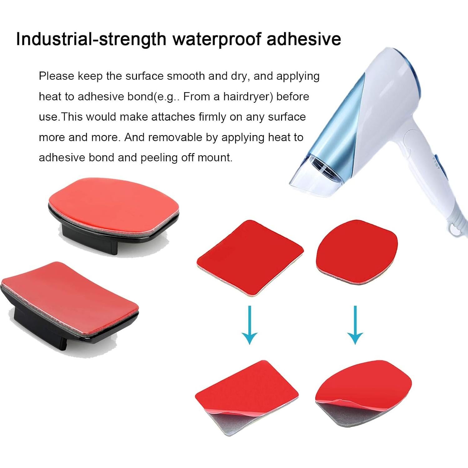 Kit de Montaje para Casco de Motocicleta WLPREOE 34 en 1