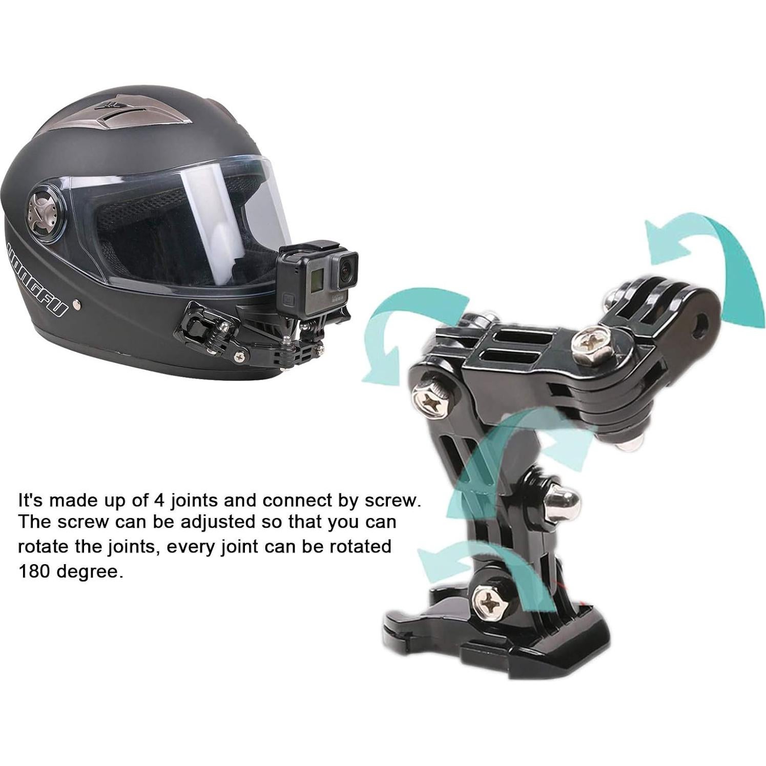 Kit de Montaje para Casco de Motocicleta WLPREOE 34 en 1